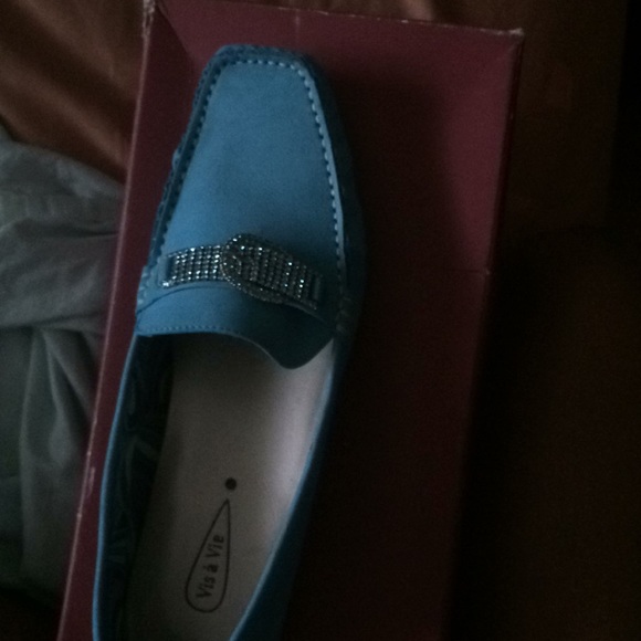 Turquoise loafers - Picture 3 of 3